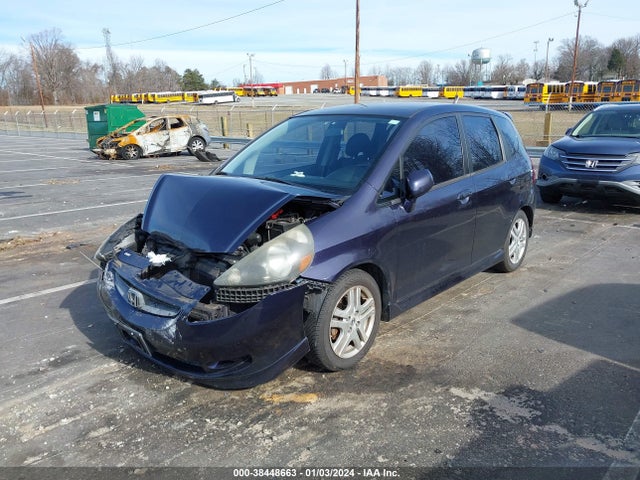 2008 HONDA FIT SPORT VIN: JHMGD38628S017233