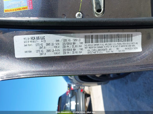 1C4PJLLB0KD458076 Jeep Cherokee