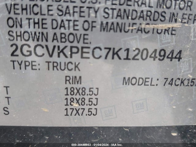 Chevrolet Silverado 1500 Ld Lt 2019 2GCVKPEC7K1204944 Image 9