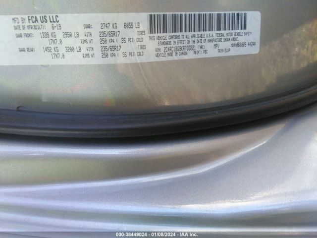 2019 CHRYSLER PACIFICA 2C4RC1BG9KR733221 Photo 8
