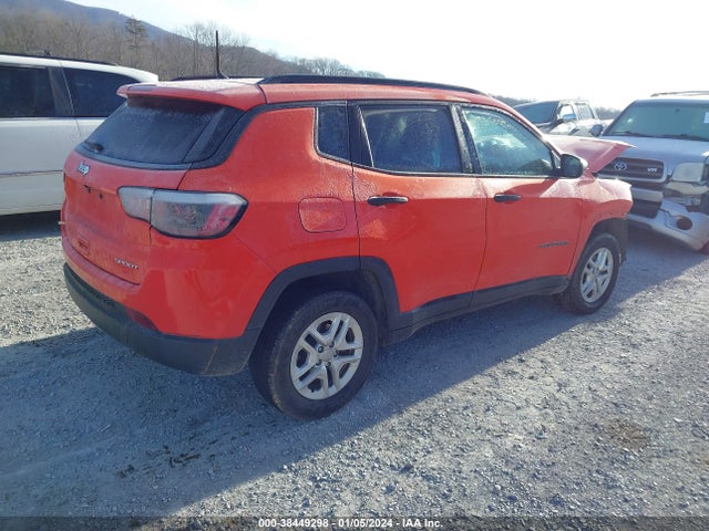 2018 JEEP COMPASS SPORT FWD VIN: 3C4NJCAB2JT214920