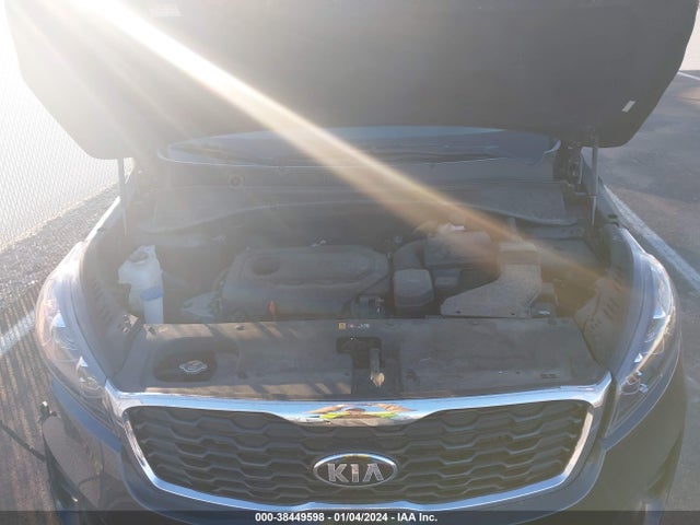 2019 KIA SORENTO 2.4L LX VIN: 5XYPGDA37KG604474