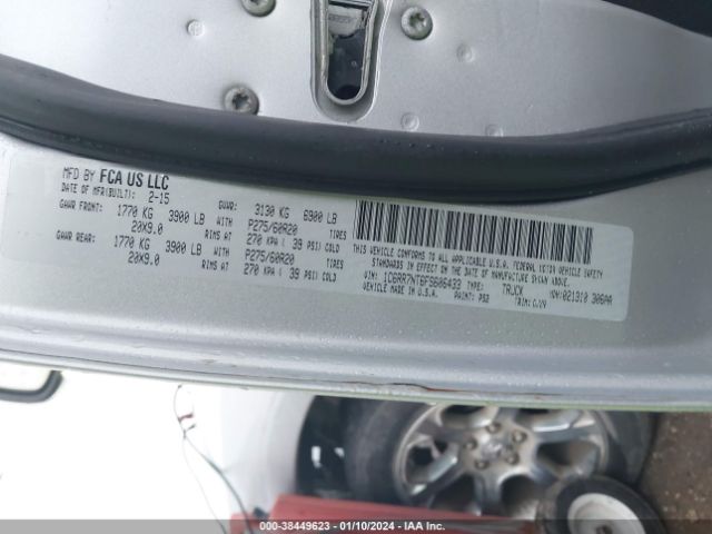 1C6RR7NT6FS606433 RAM 1500 Laramie
