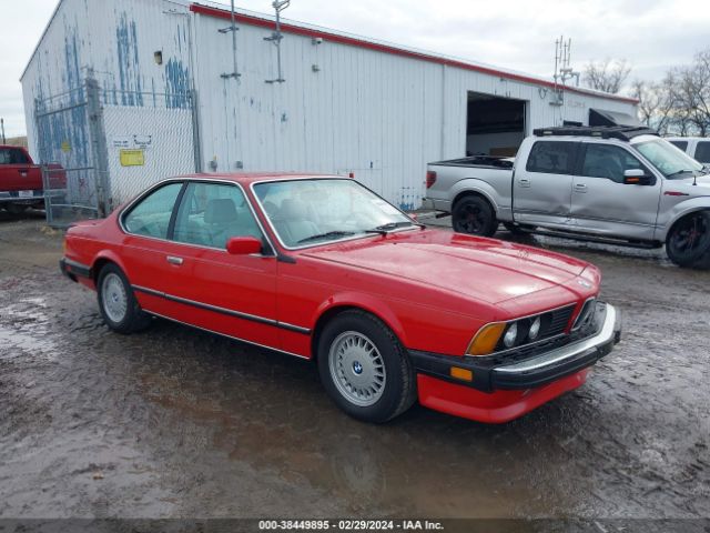 1987 BMW M6 WBAEE1400H2560041