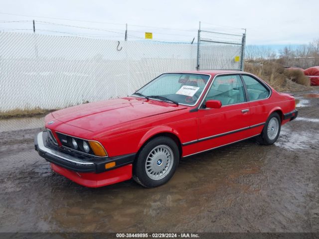 1987 BMW M6 WBAEE1400H2560041 Photo 1
