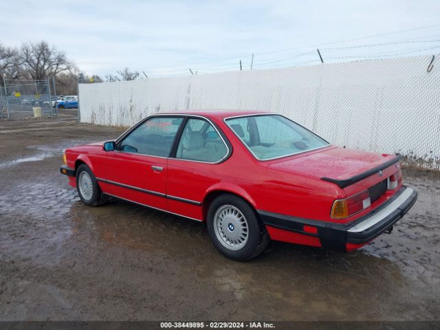1987 BMW M6 WBAEE1400H2560041 Photo 2