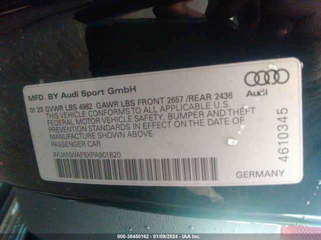 2023 AUDI RS 5 WUANWAF5XPA901820 Photo 8