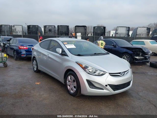 2016 HYUNDAI ELANTRA SE VIN: 5NPDH4AE2GH747978