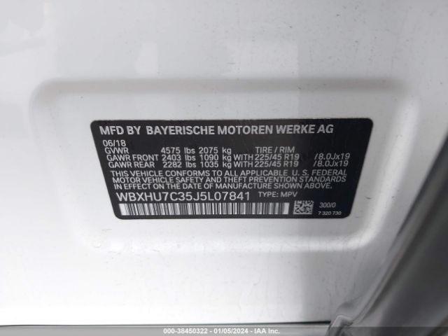 WBXHU7C35J5L07841 BMW X1 Sdrive28i