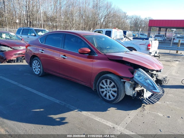 2017 NISSAN SENTRA SV VIN: 3N1AB7APXHY286754