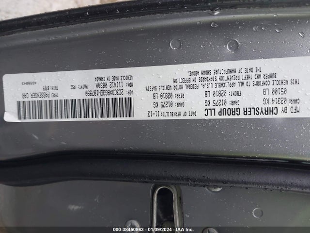 Dodge Charger Se 2014 2C3CDXBG3EH187990 Image 9