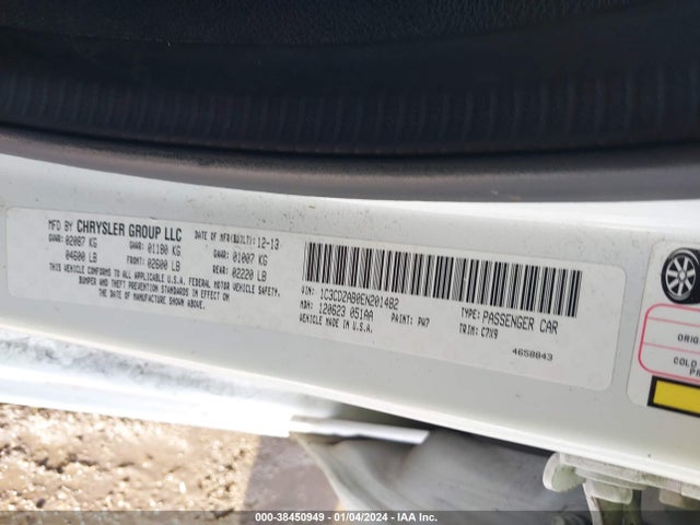 Dodge AVENGER SE 2014 1C3CDZAB0EN201482 Image 9