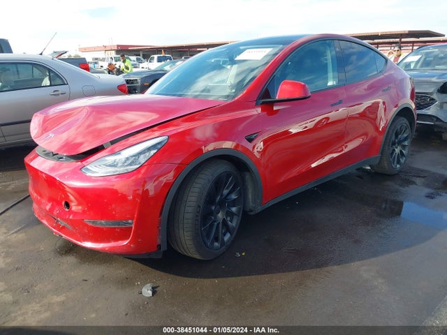 2021 TESLA MODEL Y LONG RANGE DUAL MOTOR ALL-WHEEL DRIVE VIN: 5YJYGDEE2MF084761