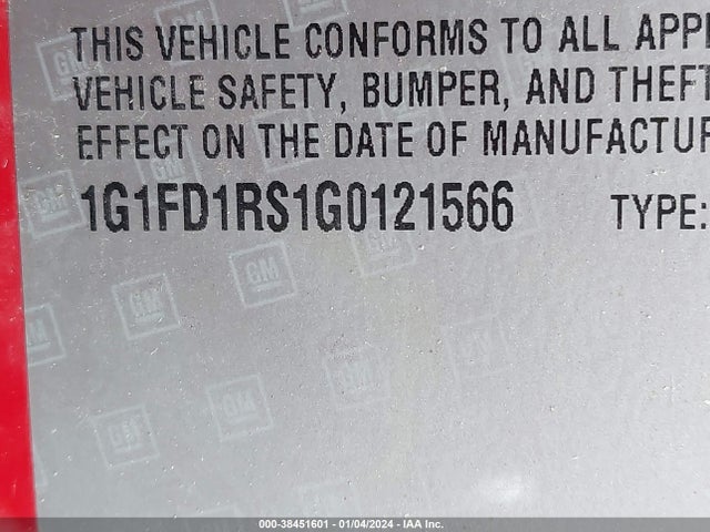 Chevrolet Camaro 2lt 2016 1G1FD1RS1G0121566 Image 9