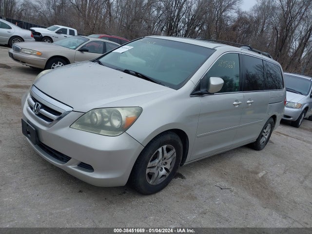 2005 HONDA ODYSSEY EX-L VIN: 5FNRL38775B075708