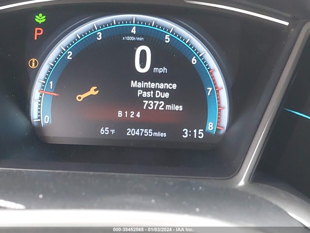 2016 HONDA CIVIC EX-T VIN: 19XFC1F30GE034885