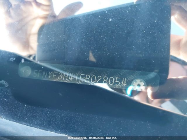 5FNYF3H41FB028054 Honda Pilot Ex
