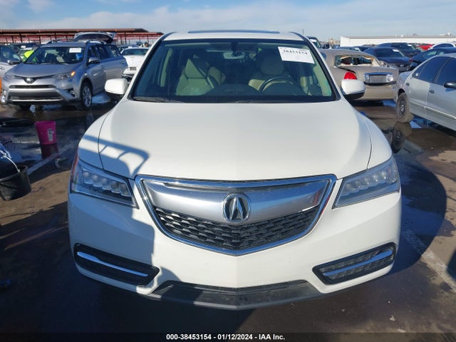 5FRYD3H29GB012673 Acura Mdx Acurawatch Plus Package