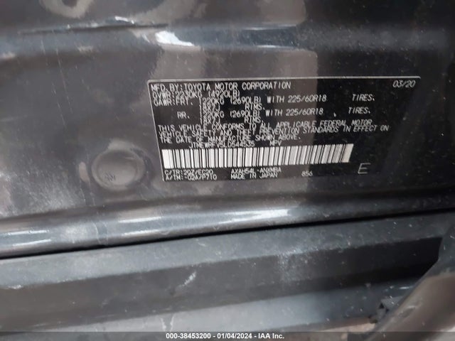 Toyota Rav4 Xse Hybrid 2020 JTMEWRFV5LD544535 Image 9