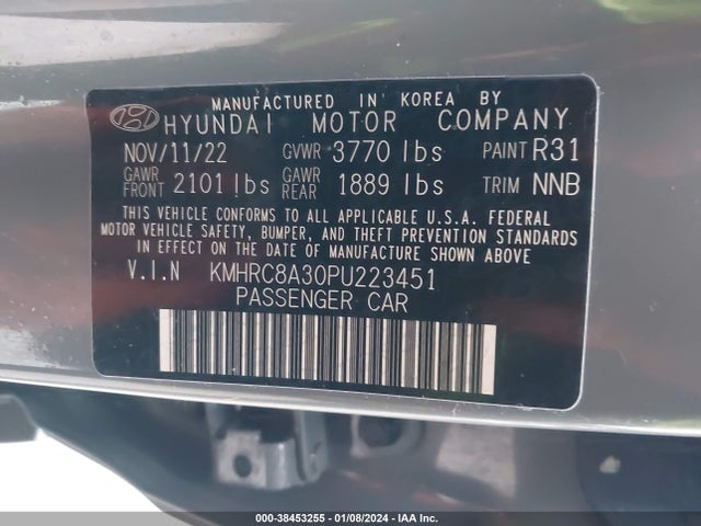 Hyundai Venue Limited 2023 KMHRC8A30PU223451 Image 9