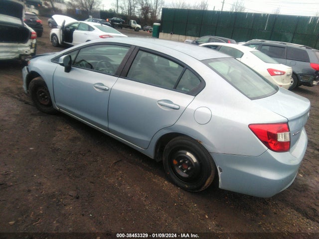 2012 HONDA CIVIC LX VIN: 2HGFB2F52CH529390