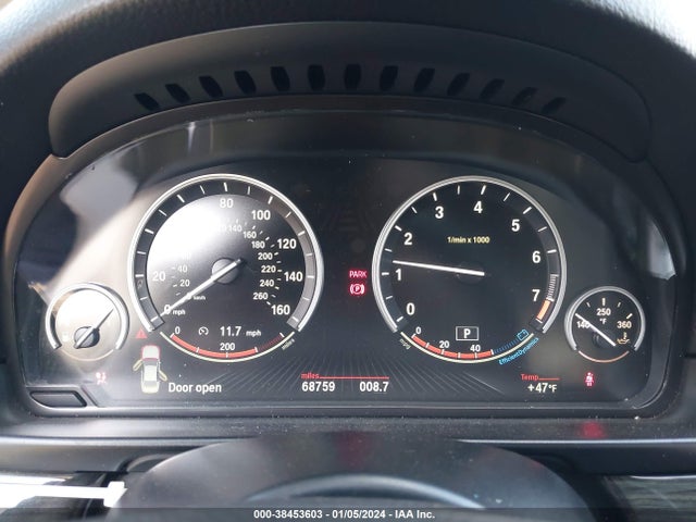 2013 BMW 550I VIN: WBAFR9C5XDD226831