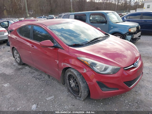 38454114 :رقم المزاد ، KMHDH4AE7GU557580 vin ، 2016 Hyundai Elantra Se مزاد بيع