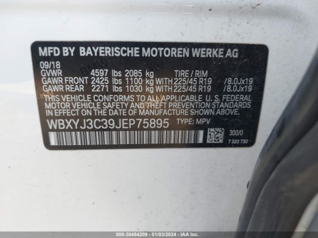 WBXYJ3C39JEP75895 BMW X2 Sdrive28i