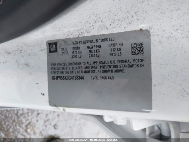 1G4PV5SK9G4128344 Buick Verano 1sv