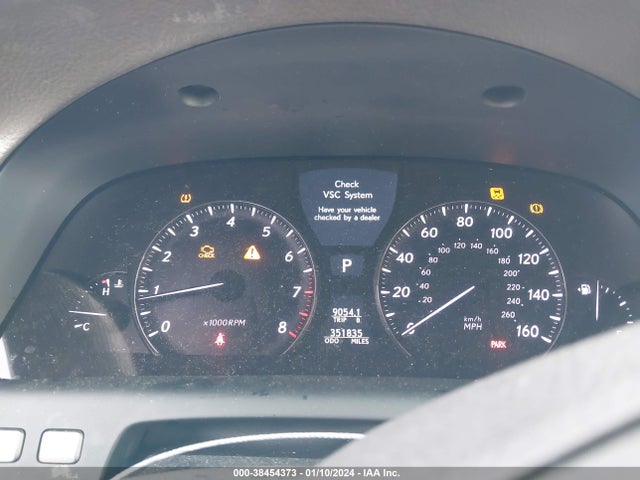 2007 LEXUS LS 460 VIN: JTHBL46F875032449
