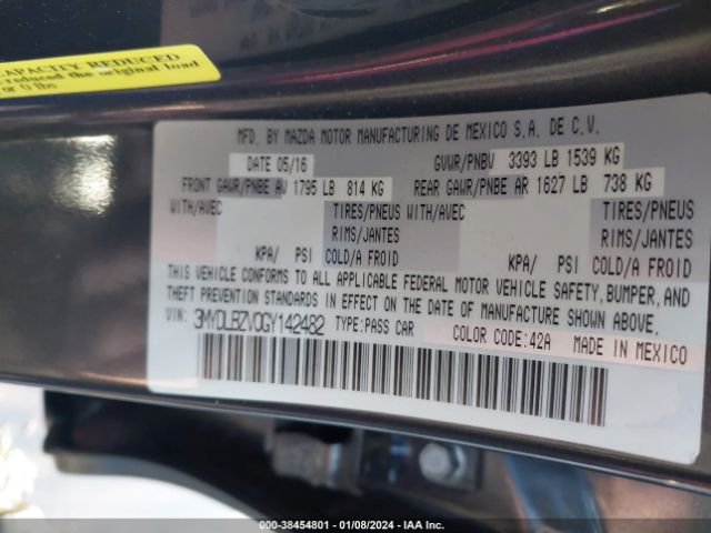 3MYDLBZV0GY142482 Scion IA