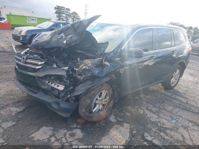 5FNYF6H19JB033728 Honda PILOT LX