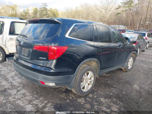 5FNYF6H19JB033728 Honda PILOT LX