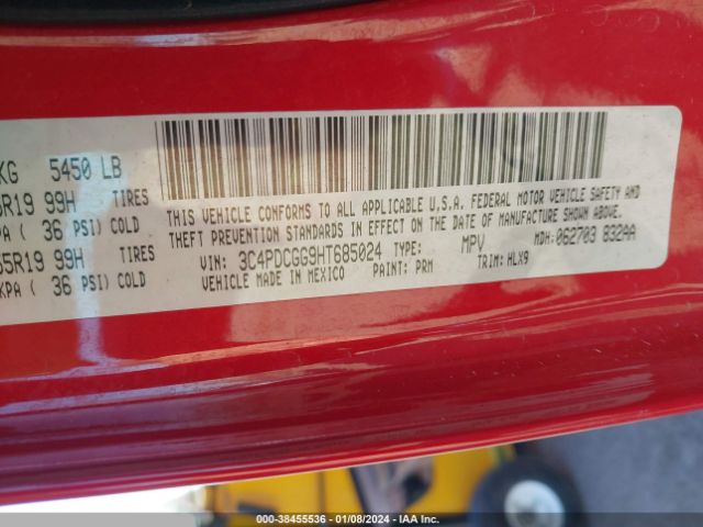 2017 DODGE JOURNEY 3C4PDCGG9HT685024 Photo 8