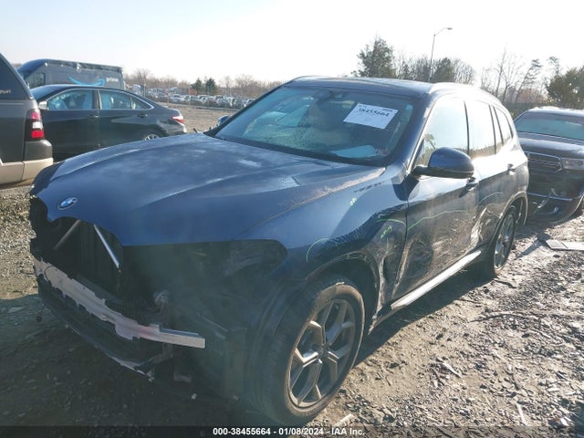 BMW X3 Xdrive30i 2020 5UXTY5C03L9D56636 Image 2