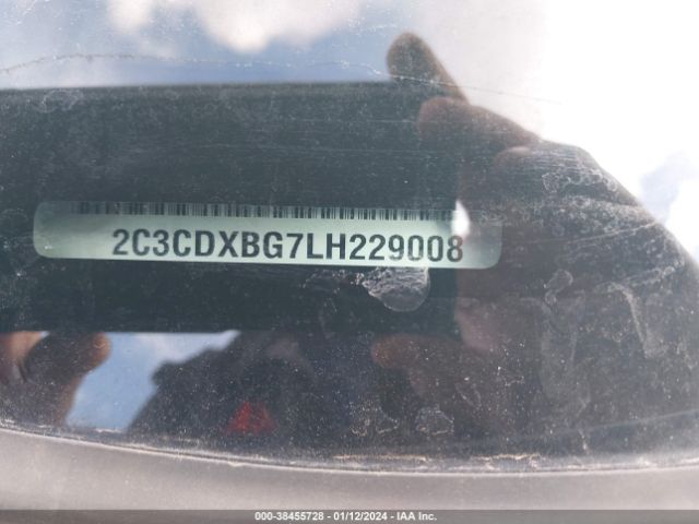 2C3CDXBG7LH229008 Dodge Charger Sxt Rwd