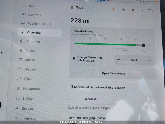 5YJ3E1EB2KF450476 Tesla Model 3 Long Range/performance