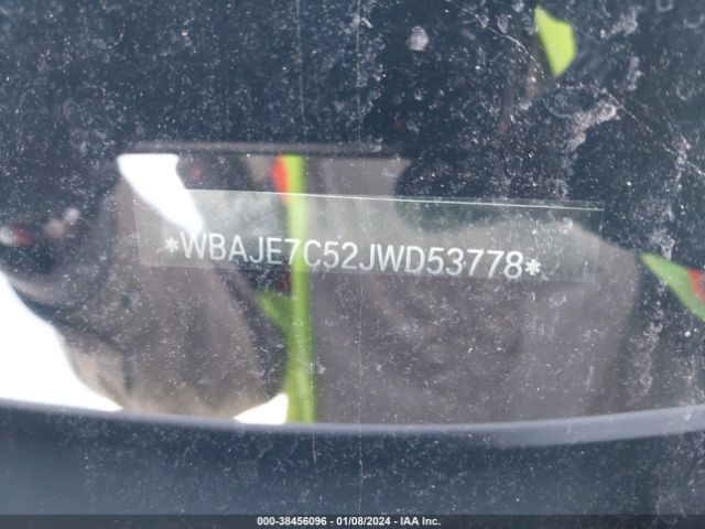 2018 BMW 540I WBAJE7C52JWD53778 Photo 8