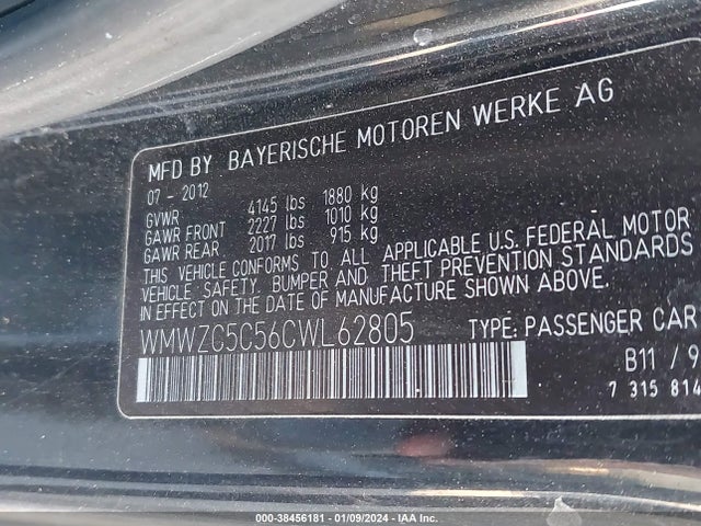 2012 MINI COOPER S COUNTRYMAN WMWZC5C56CWL62805 Photo 8