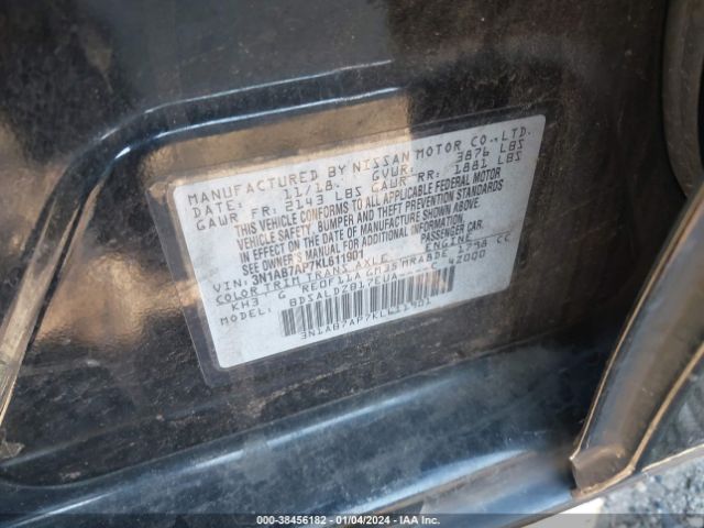 3N1AB7AP7KL611901 Nissan SENTRA SV