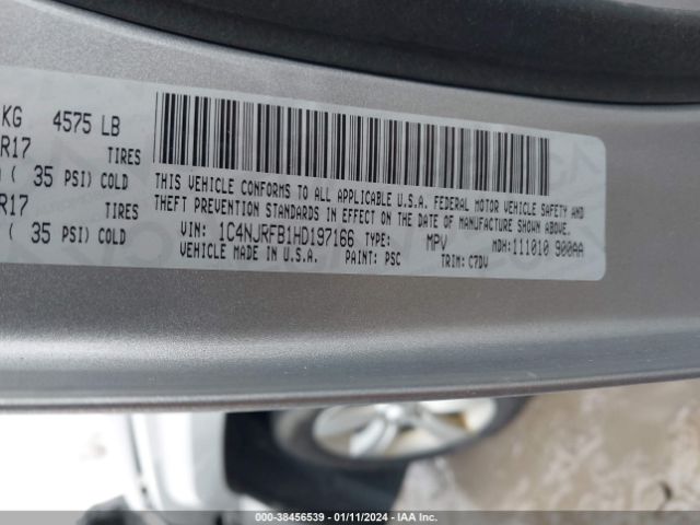 1C4NJRFB1HD197166 Jeep Patriot Latitude 4x4