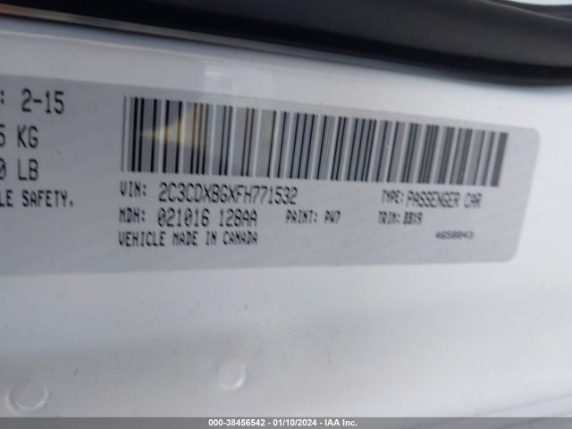 Dodge Charger Se 2015 2C3CDXBGXFH771532 Image 9