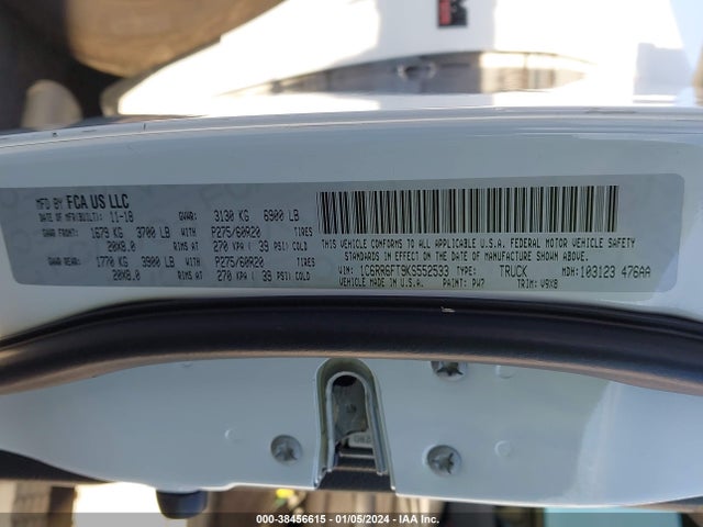 RAM 1500 Classic Express Quad Cab 4x2 6'4 Box 2019 1C6RR6FT9KS552533 Image 9