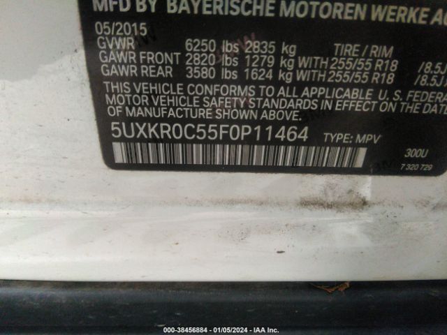 5UXKR0C55F0P11464 BMW X5 Xdrive35i