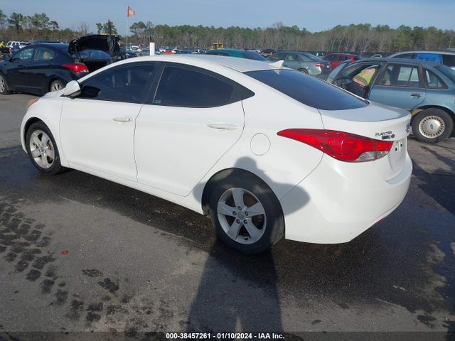 2012 HYUNDAI ELANTRA GLS VIN: 5NPDH4AE8CH138467