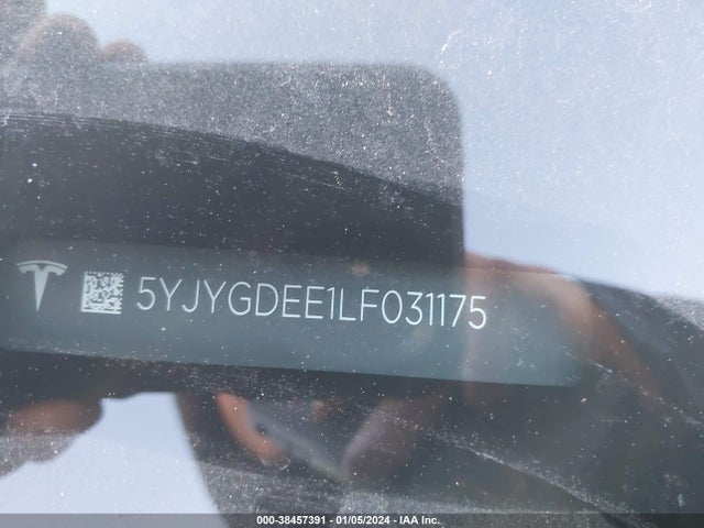 2020 TESLA MODEL Y 5YJYGDEE1LF031175 Photo 8