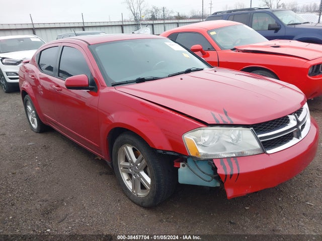 2013 DODGE AVENGER SXT VIN: 1C3CDZCG7DN709391