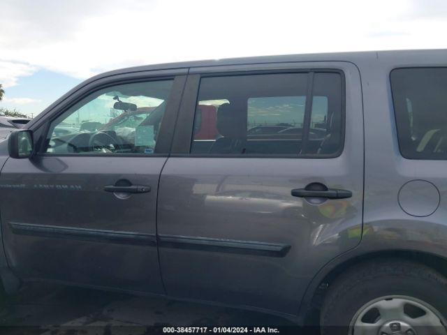 5FNYF3H2XFB031453 Honda PILOT LX
