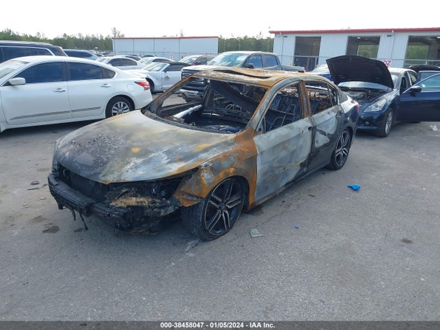 Honda Accord Ex-l V-6 2014 1HGCR3F80EA003792 Image 2