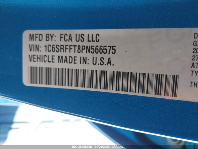 RAM 1500 Big Horn  4x4 5'7 Box 2023 1C6SRFFT8PN566575 Image 9